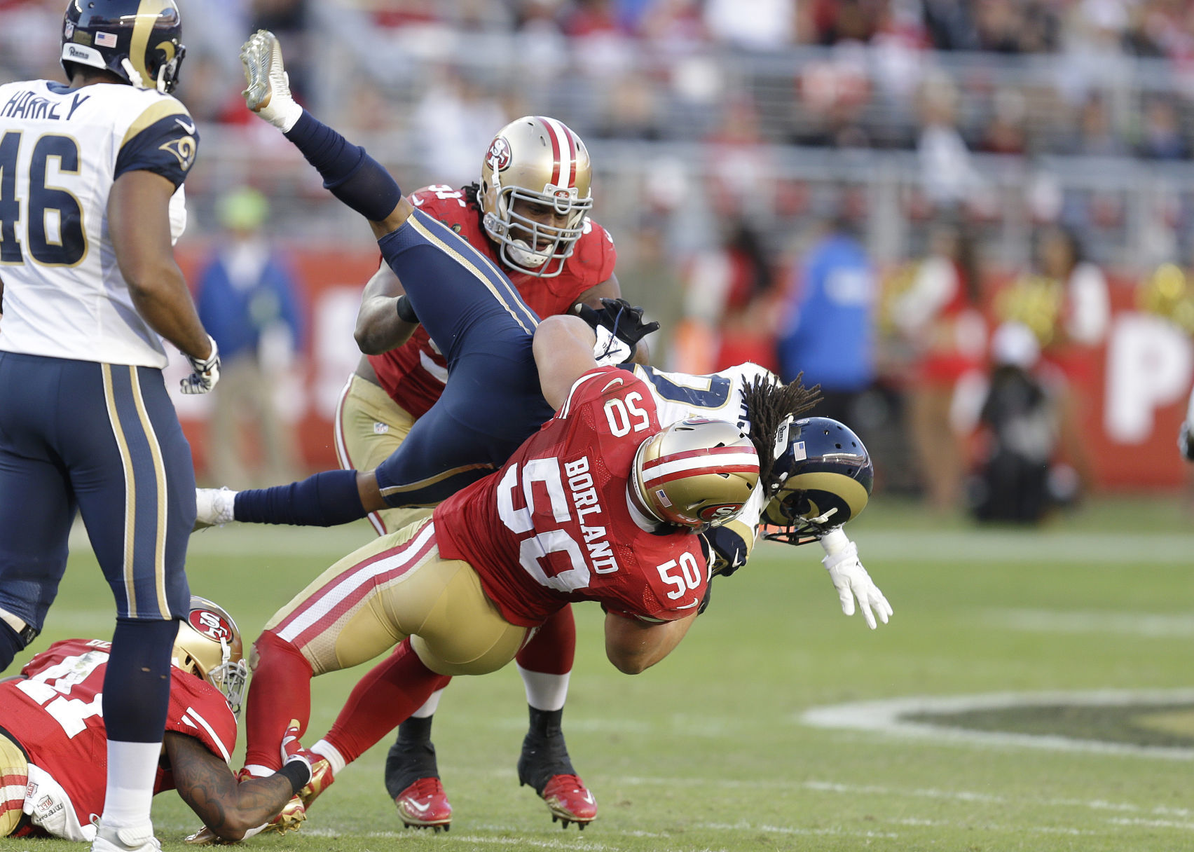 Chris Borland, Tre Mason